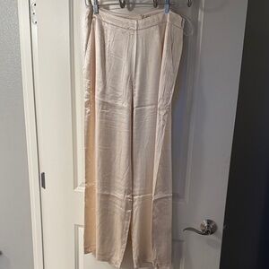 Chic Cream Women's Trousers